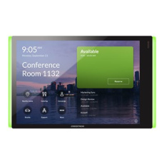 Crestron TSS-770-T-B-S-LB-MNT KIT - Pro Microsoft Teams - room manager - 7palcový, dotykový displej - bezdrátový, kabelové - 802.11a/b/g/n/ac, Bluetooth - 2.4 Ghz, 5 GHz - 10/100 Ethernet - hladká černá - s světelná lišta TSW-770-LB-B-S, sada pro montáž na různé povrchy TSW-770/1070-MSMK-ANG-B-S