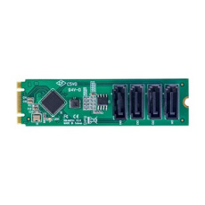 StarTech.com 4-Port M.2 to SATA Adapter Card, M.2 PCIe 3.0 to SATA HDD/SSD Expansion Card, ASM1064 Chipset, M.2 NVMe to 4x HDD/SSD for Windows/macOS/Linux - Adaptér rozhraní - SATA - M.2 Card - zelená StarTech.com 4-Port M.2 to SATA Adapter Card, M.2 PCIe 3.0 to SATA HDD/SSD Expansion Card, ASM1064 Chipset, M.2 NVMe to 4x HDD/SSD for Windows/macOS/Linux - Adaptér rozhraní - SATA - M.2 Card - zelená
