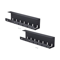 Startech - Zásuvka pro management kabelu - power bar holder - montáž pod stul - cerná - 53 cm - kompatibilní s TAA (balení 2) Startech - Zásuvka pro management kabelu - power bar holder - montáž pod stul - cerná - 53 cm - kompatibilní s TAA (balení 2)