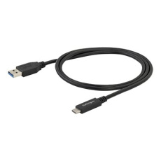 StarTech.com USB to USB C Cable - 1m / 3 ft - 5Gbps - USB A to USB C - USB Type C - USB Cable Male to Male - USB C to USB (USB315AC1M) - Kabel USB - USB (M) do 24 pin USB-C (M) - USB 3.0 - 1 m - černá - pro P/N: HB30A3A1CST, HB30C3A1CST, HB30C5A2CSC, HB30C5A2CST, HBS304A24A, MST30C2HDPPD