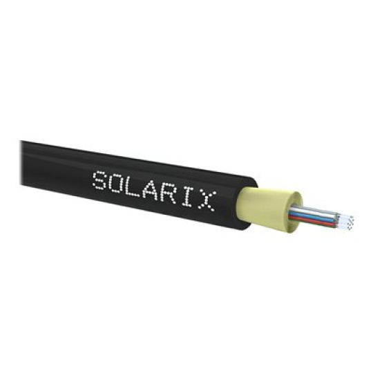 Solarix kabel DROP1000 12vl 9/125 LSOH Eca, Solarix optický kabel DROP1000 12vl 9/125 LSOH Eca černý