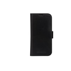 dbramante1928 Copenhagen - Pouzdro s klopou pro mobilní telefon - kuže full-grain - cerná - pro Apple iPhone 15 Plus