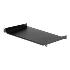 StarTech.com 1U Fixed Server Rack Mount Shelf, 10in Deep Steel Universal Cantilever Tray for 19" AV/Data/Network Equipment Rack with Cage Nuts & Screws, 44lbs Weight Capacity, 10" Deep - 1U Network Rack Shelf (CABSHELF1U10) - Police skříně - černá - 1U - 10"