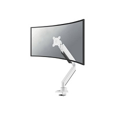 Neomounts NM-D775PLUS - Montážní sada - plný pohyb - pro Displej LCD - hliník - bílá - velikost obrazovky: 10"-49" - upevnění svorkou, průchodka, upevnitelné na stůl