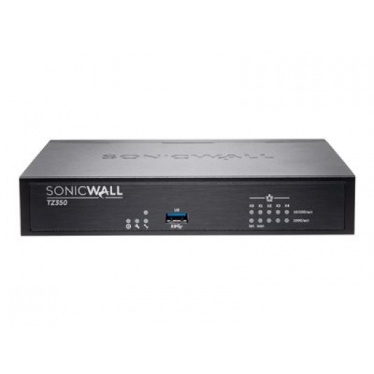 SonicWall TZ350 - Bezpečnostní zařízení - GigE - SonicWALL Secure Upgrade Plus Program (2 roky)