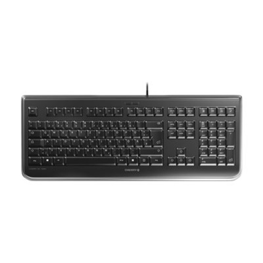CHERRY KC 1068 - Klávesnice - 100% - full size - pratelné - USB - QWERTZ - česká/slovenská - černá