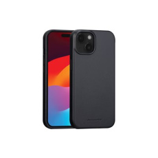 dbramante1928 Roskilde - Zadní kryt pro mobilní telefon - kompatibilita s MagSafe - handmade full-grain leather - cerná - pro Apple iPhone 15 Plus