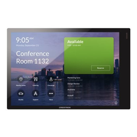 Crestron TSS-770 Series TSS-770-T-B-S-LB KIT - Pro Microsoft Teams - room manager - bezdrátový, kabelové - Bluetooth, 802.11a/b/g/n/ac - 2.4 Ghz, 5 GHz - 10/100 Ethernet - hladká černá