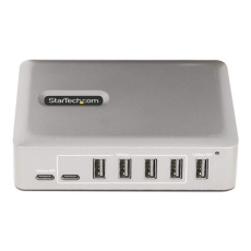 StarTech.com 7-Port USB-C Hub, 5x USB-A + 2x USB-C, Self-Powered w/ 65W Power Supply, USB 3.1 10Gbps Hub w/ BC1.2 Charging, Desktop/Laptop USB Hub with 3ft Locking USB-IF Certified Cable - USB Expansion Hub (10G5A2CS-USB-C-HUB) - Rozbocovac - 5 x USB 3.2 Gen 2 + 2 x USB-C 3.2 Gen 2 - desktop StarTech.com 7-Port USB-C Hub, 5x USB-A + 2x USB-C, Self-Powered w/ 65W Power Supply, USB 3.1 10Gbps Hub w/ BC1.2 Charging, Desktop/Laptop USB Hub with 3ft Locking USB-IF Certified Cable - USB Expansion Hub (10G5A2CS-USB-C-HUB) - Rozbocovac - 5 x USB 3.2 Gen 2 + 2 x USB-C 3.2 Gen 2 - desktop