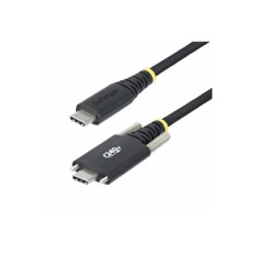 StarTech.com 6.6ft (2m) USB-C Charging Cable, 240W, Silicone Jacket - USB kabel - 24 pin USB-C (M) prímý/zamykací do 24 pin USB-C (M) rovné - USB 2.0 - 48 V - 5 A - 2 m - technologie Extended Power Range (EPR), napájení USB (240 W), podpora napájení Power Delivery 3.1 - cerná