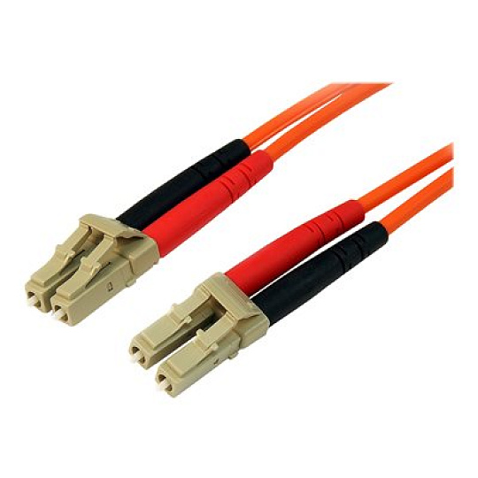 Startech 30m Fiber Optic Cable - Multimode Duplex 50/125 - LSZH - LC/LC - OM2 - LC to LC Fiber Patch Cable (50FIBLCLC30) - Sítový kabel - multirežim LC (M) do multirežim LC (M) - 30 m - 30 m - optické vlákno - duplex - 50 / 125 mikron - oranžová - pro P/N: SFPF1302C