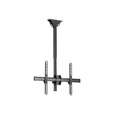 StarTech.com Ceiling TV Mount - 1.8' to 3' Short Pole - Full Motion - Supports Displays 32" to 75" - For VESA Mount Compatible TVs (FPCEILPTBSP) - Držák - pro plochý panel - vysoce odolná ocel - cerná - velikost obrazovky: 37"-75" - stropní montáž - pro P/N: HDMIPLATE StarTech.com Ceiling TV Mount - 1.8' to 3' Short Pole - Full Motion - Supports Displays 32" to 75" - For VESA Mount Compatible TVs (FPCEILPTBSP) - Držák - pro plochý panel - vysoce odolná ocel - cerná - velikost obrazovky: 37"-75" - stropní montáž - pro P/N: HDMIPLATE