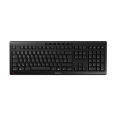 CHERRY STREAM KEYBOARD WIRELESS - Klávesnice - bezdrátový - 2.4 GHz - česká - klávesový spínač: CHERRY SX - černá