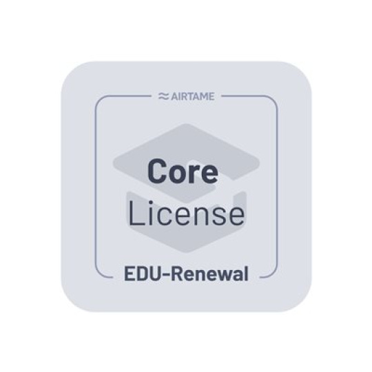 Airtame Core - Obnovení licence na předplatné (1 rok) - hostovaná aplikace - akademická