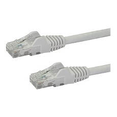 Startech 7m CAT6 Ethernet Cable, 10 Gigabit Snagless RJ45 650MHz 100W PoE Patch Cord, CAT 6 10GbE UTP Network Cable w/Strain Relief, White, Wiring is UL Certified/TIA - Category 6 - 24AWG (N6PATC7MWH) - Patch kabel - RJ-45 (M) do RJ-45 (M) - UTP - CAT 6 - provedení bez hrbolku - bílá Startech 7m CAT6 Ethernet Cable, 10 Gigabit Snagless RJ45 650MHz 100W PoE Patch Cord, CAT 6 10GbE UTP Network Cable w/Strain Relief, White, Wiring is UL Certified/TIA - Category 6 - 24AWG (N6PATC7MWH) - Patch kabel - RJ-45 (M) do RJ-45 (M) - UTP - CAT 6 - provedení bez hrbolku - bílá