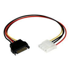 StarTech.com 12in SATA to LP4 Power Cable Adapter F/M - SATA to LP4 Power Adapter - SATA Female to LP4 Male Power Cable - 12 inch (LP4SATAFM12) - Adaptér napájení - 4 pinové interní napájení (F) do SATA napájení (M) - 30.48 cm - pro P/N: SATSASBP425