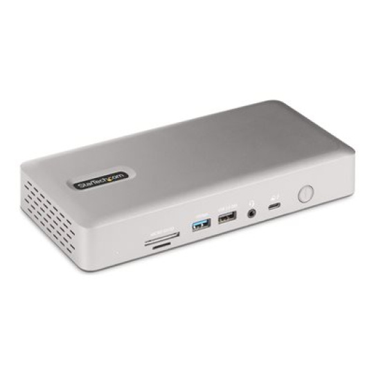 StarTech.com Thunderbolt 4 Multi-Display Docking Station, Quad/Triple/Dual Monitor Dock, 2x HDMI/2x DisplayPort, 7x USB Hub, 2.5 Gigabit Ethernet, 98W Power Delivery, for Windows/MacBook - TB4 Host Cable (132UE-TB4USB4DOCK) - Dokovací stanice - Thunderbolt 4 - 2 x DP, 2 x HDMI - 1GbE - 180 Watt