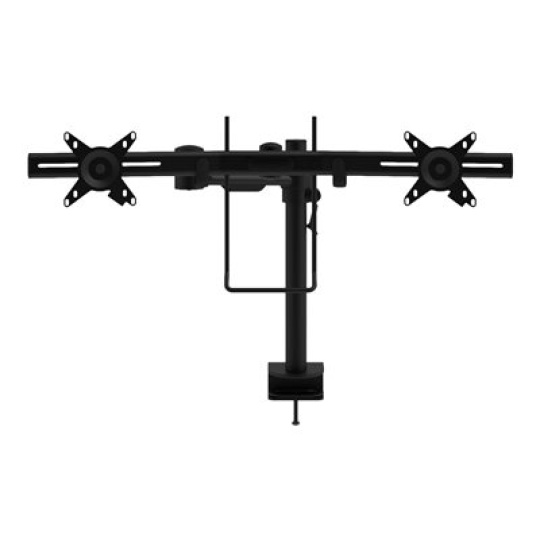 Dataflex Viewmate desk 603 - Montážní sada - nastavitelné rameno - pro 2 LCD displeje - ocel - černá - velikost obrazovky: up to 25.2" wide - upevnitelné na stůl