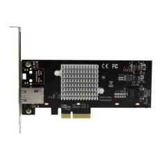 StarTech.com 1 Port 10G PCIe Network Card - 10GBase-T / NBASE-T - RJ45 Port - Intel X550 Chipset - Ethernet Card - Network Adapter - Intel NIC Card (ST10000SPEXI) - Sítový adaptér - PCIe 2.0 nízký profil - 10Gb Ethernet x 1 - cerná - pro P/N: BNDTB10GI, BNDTB210GSFP, BNDTB310GNDP, BNDTB410GSFP, BNDTB4M2E1, BNDTBUSB3142
