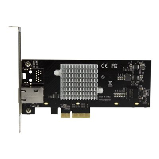 StarTech.com 1 Port 10G PCIe Network Card - 10GBase-T / NBASE-T - RJ45 Port - Intel X550 Chipset - Ethernet Card - Network Adapter - Intel NIC Card (ST10000SPEXI) - Sítový adaptér - PCIe 2.0 nízký profil - 10Gb Ethernet x 1 - cerná - pro P/N: BNDTB10GI, BNDTB210GSFP, BNDTB310GNDP, BNDTB410GSFP, BNDTB4M2E1, BNDTBUSB3142