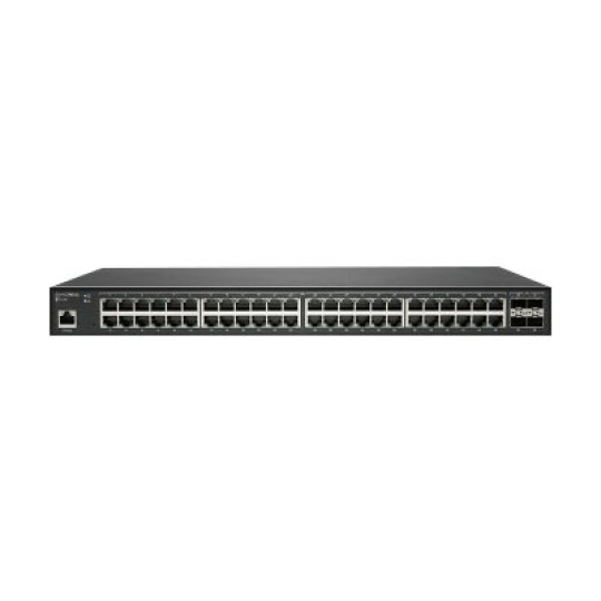 SonicWall Switch SWS14-48 - Přepínač - řízený - 48 x 10/100/1000 + 4 x 10 Gigabit SFP+ - Lze montovat do rozvaděče - NFR, demo