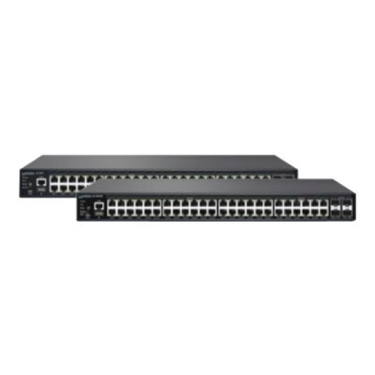 LANCOM GS-4554XP - Prepínac - rízený - 36 x 10/100/1000 (PoE+) + 12 x 100/1000/2.5G (PoE+) + 4 x 1 Gigabit / 10 Gigabit SFP+ + 2 x 10/40 Gigabit QSFP+ - PoE+ (820 W)