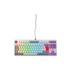 CHERRY XTRFY K4V2 - Retro Edition - klávesnice - RGB - 80% - TKL - podsvícení - USB - QWERTY - americká - klávesový spínač: CHERRY MX2A Red - šedá CHERRY XTRFY K4V2 - Retro Edition - klávesnice - RGB - 80% - TKL - podsvícení - USB - QWERTY - americká - klávesový spínač: CHERRY MX2A Red - šedá