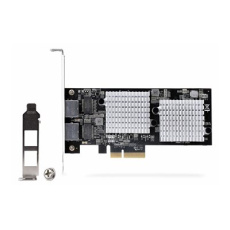 StarTech.com 2-Port 10Gbps PCIe Network Adapter Card, Network Card for PCs/Servers, Full-Height/Low-Profile PCIe Ethernet Card w/Jumbo Frames, NIC/LAN Interface Card - Marvell AQC113CS Chipset, PXE Boot (ST10GSPEXNDP2) - Sítový adaptér - PCIe 3.0 x4 nízký profil - 10 Gigabit Ethernet x 2 - cerná