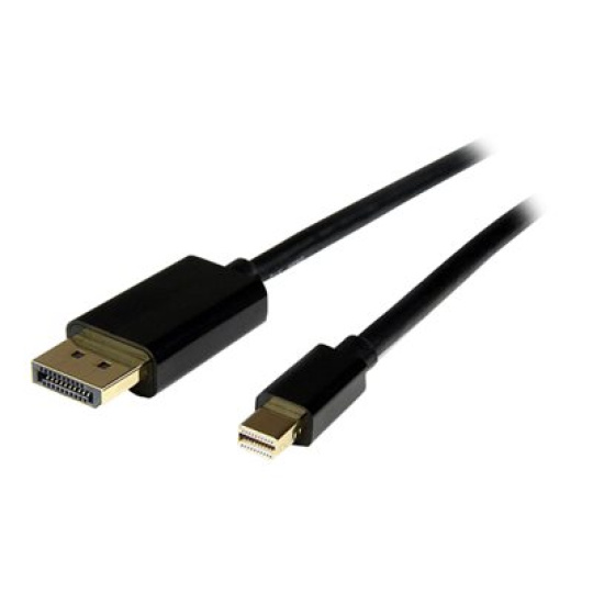 StarTech.com 4m Mini DisplayPort to DisplayPort Adapter Cable - M/M - 4m Mini DisplayPort to DisplayPort - Mini DP to DP Cable (MDP2DPMM4M) - Kabel DisplayPort - Mini DisplayPort (M) do DisplayPort (M) - 4 m - cerná - pro P/N: CDP2MDP, CDP2MDPEC, CDP2MDPFC, CDPVDHDMDP2G, CDPVDHDMDPRG, CDPVDHDMDPSG, CDPVDHMDPDP