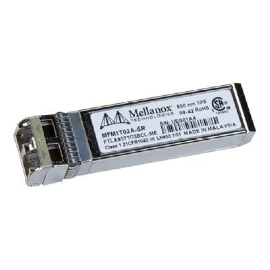 Mellanox Active Optical Modules - Modul SFP+ vysílače - 10 GigE - 10GBase-SR - multirežim LC - až 300 m - 850 nm - pro BridgeX BX4010, BX4020; ConnectX EN MNPH28B-XTC
