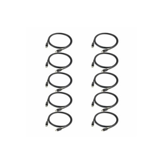 StarTech.com 2m VESA Certified DisplayPort 1.2 Cable - 10 Pack - 4K 60Hz - Kabel DisplayPort - DisplayPort (M) s jazýckem do DisplayPort (M) s jazýckem - DisplayPort 1.2 - 2 m - stereo 3D, podpora 4K60Hz - cerná (balení 10)