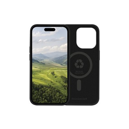 dbramante1928 Monaco - Zadní kryt pro mobilní telefon - kompatibilita s MagSafe - plast, silikon - noční čerň - pro Apple iPhone 15 Pro Max