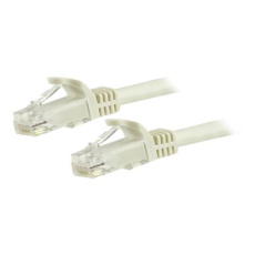 StarTech.com 15m CAT6 Ethernet Cable, 10 Gigabit Snagless RJ45 650MHz 100W PoE Patch Cord, CAT 6 10GbE UTP Network Cable w/Strain Relief, White, Fluke Tested/Wiring is UL Certified/TIA - Category 6 - 24AWG (N6PATC15MWH) - Patch kabel - RJ-45 (M) do RJ-45 (M) - 15 m - UTP - CAT 6 - lisovaný, provedení bez hrbolků - bílá StarTech.com 15m CAT6 Ethernet Cable, 10 Gigabit Snagless RJ45 650MHz 100W PoE Patch Cord, CAT 6 10GbE UTP Network Cable w/Strain Relief, White, Fluke Tested/Wiring is UL Certified/TIA - Category 6 - 24AWG (N6PATC15MWH) - Patch kabel - RJ-45 (M) do RJ-45 (M) - 15 m - UTP - CAT 6 - lisovaný, provedení bez hrbolků - bílá