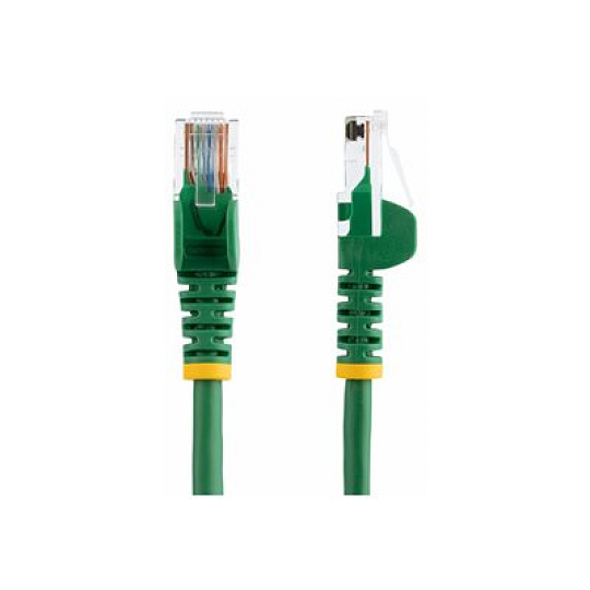 Startech 3m Green Cat5e / Cat 5 Snagless Patch Cable - Patch kabel - RJ-45 (M) do RJ-45 (M) - 3 m - UTP - CAT 5e - lisovaný, provedení bez hrbolku - zelená