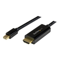 StarTech.com Mini DisplayPort to HDMI Adapter Cable - mDP to HDMI Adapter with Built-in Cable - Black - 5 m (15 ft.) - Ultra HD 4K 30Hz (MDP2HDMM5MB) - Kabel adaptéru - Mini DisplayPort s piny (male) do HDMI s piny (male) - 5 m - černá - podporuje 4K StarTech.com Mini DisplayPort to HDMI Adapter Cable - mDP to HDMI Adapter with Built-in Cable - Black - 5 m (15 ft.) - Ultra HD 4K 30Hz (MDP2HDMM5MB) - Kabel adaptéru - Mini DisplayPort s piny (male) do HDMI s piny (male) - 5 m - černá - podporuje 4K