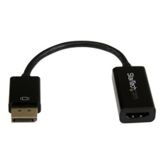 StarTech.com DisplayPort 1.2 to HDMI Adapter - 4K 30Hz - Active Audio Video Converter for DP laptop computers and HDMI Monitor Displays (DP2HD4KS) - Nástroj pro prevod videa - DisplayPort - HDMI - pro P/N: DKM30CHDPD, DKM30CHDPDUE, SV231QDPU34K, TB3CDK2DP, TB3CDK2DPUE, TB3DKM2DPL
