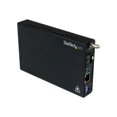StarTech.com Gigabit Ethernet Fiber Media Converter with Open SFP Slot - Fiber to Ethernet Converter - Gigabit Ethernet Media Converter (ET91000SFP2) - Konvertor médií s optickými vlákny - 1GbE - 1000Base-SX, 100Base-LX, 1000Base-T - RJ-45 / SFP (mini-GBIC) - pro P/N: GLCSXMMRGDST, J4858C10PKST, J4858CST, SVA12M2NEUA, SVA12M5NA