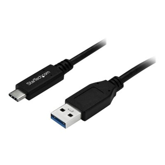 StarTech.com USB to USB C Cable - 1m / 3 ft - 5Gbps - USB A to USB C - USB Type C - USB Cable Male to Male - USB C to USB (USB315AC1M) - Kabel USB - USB (M) do 24 pin USB-C (M) - USB 3.0 - 1 m - černá - pro P/N: HB30A3A1CST, HB30C3A1CST, HB30C5A2CSC, HB30C5A2CST, HBS304A24A, MST30C2HDPPD