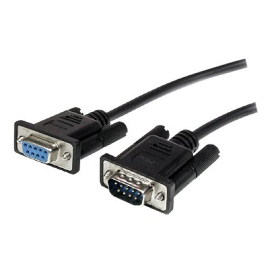 StarTech.com 1m Black Straight Through DB9 RS232 Serial Cable - M/F (MXT1001MBK) - Sériová prodlužovací šnura - DB-9 (M) do DB-9 (F) - 1 m - cerná - pro P/N: 1P3FPC-USB-SERIAL, ICUSB2321F, ICUSB2324, ICUSB2324I, ICUSB232IS, ICUSB232V2