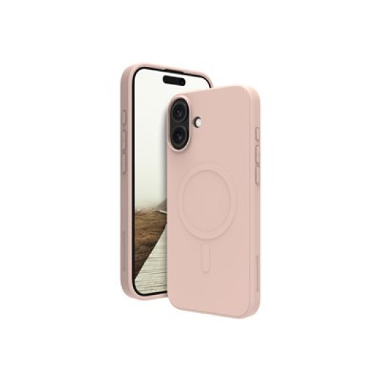 dbramante1928 Greenland Pro - Zadní kryt pro mobilní telefon - Qi - kompatibilita s MagSafe - plast - ružová pink sand - pro Apple iPhone 16 Plus