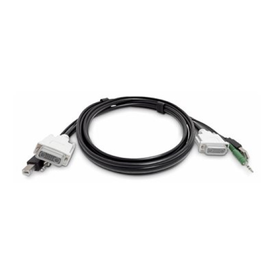 StarTech.com - Kabel klávesnice / videa / myši (KVM) - kompatibilní s TAA - USB typ A, DVI, audio jack 3,5 mm (M) do USB Type B, DVI, audio jack 3,5 mm (M) - 1.8 m