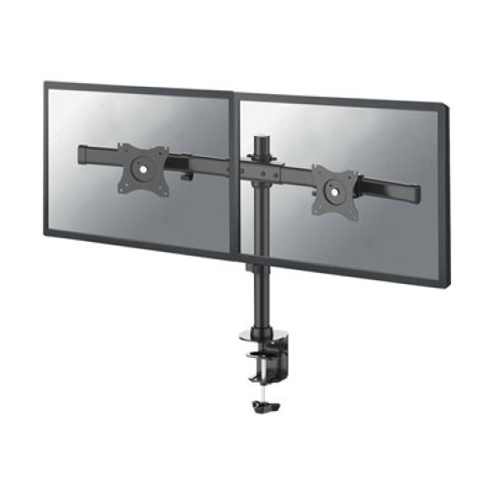 Neomounts by Newstar FPMA-DCB100D - Montážní sada - full-motion - pro 2 LCD displeje - černá - velikost obrazovky: 10"-27" - upevnění svorkou, průchodka, upevnitelné na stůl
