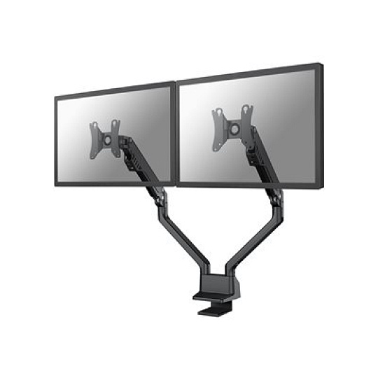 Neomounts FPMA-D750DBLACK2 - Montážní sada (úchyt na stůl) - plný pohyb - pro 2 LCD displeje - černá - velikost obrazovky: 10"-32" - upevnění svorkou, průchodka