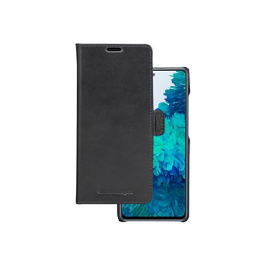 dbramante1928 Lynge - Pouzdro s klopou pro mobilní telefon - lícová usen - cerná - pro Samsung Galaxy S21 FE 5G