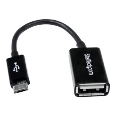 StarTech.com 5in Micro USB to USB OTG Host Adapter - Micro USB Male to USB A Female On-The-GO Host Cable Adapter (UUSBOTG) - USB adaptér - USB (F) do Micro USB typ B (M) - USB 2.0 OTG - 12.7 cm - cerná - pro P/N: ST4300U3C1, ST4300U3C1B StarTech.com 5in Micro USB to USB OTG Host Adapter - Micro USB Male to USB A Female On-The-GO Host Cable Adapter (UUSBOTG) - USB adaptér - USB (F) do Micro USB typ B (M) - USB 2.0 OTG - 12.7 cm - cerná - pro P/N: ST4300U3C1, ST4300U3C1B