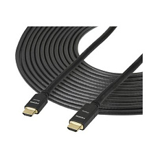 Startech 65 ft (20m) High Speed HDMI Cable - Male to Male - Active - 28AWG - CL2 Rated In-wall Installation - Ultra HD 4K x 2K - Active HDMI Cable (HDMM20MA) - HDMI kabel - HDMI s piny (male) do HDMI s piny (male) - 20 m - dvojnásobně stíněný - černá Startech 65 ft (20m) High Speed HDMI Cable - Male to Male - Active - 28AWG - CL2 Rated In-wall Installation - Ultra HD 4K x 2K - Active HDMI Cable (HDMM20MA) - HDMI kabel - HDMI s piny (male) do HDMI s piny (male) - 20 m - dvojnásobně stíněný - černá