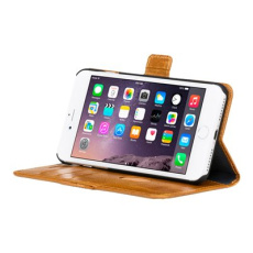 dbramante1928 Copenhagen - Pouzdro s klopou pro mobilní telefon - Indická usen s prírodním lícem - bronz - pro Apple iPhone 8 Plus