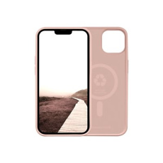 dbramante1928 Monaco - Zadní kryt pro mobilní telefon - kompatibilita s MagSafe - silikon, recyklovaný plast - ružová pink sand - pro Apple iPhone 14