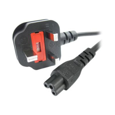 StarTech.com 3ft (1m) UK Laptop Power Cable, BS 1363 to C5 Clover Leaf, 2.5A 250V, 18AWG, Notebook/Laptop Replacement Cord, Printer Cable, UK Laptop Charger Cord, BS 1363 to IEC60320 C5 - Power Brick Cord - Elektrický kabel - IEC 60320 C5 do BS 1363 (M) - AC 250 V - 1 m - lisovaný - cerná StarTech.com 3ft (1m) UK Laptop Power Cable, BS 1363 to C5 Clover Leaf, 2.5A 250V, 18AWG, Notebook/Laptop Replacement Cord, Printer Cable, UK Laptop Charger Cord, BS 1363 to IEC60320 C5 - Power Brick Cord - Elektrický kabel - IEC 60320 C5 do BS 1363 (M) - AC 250 V - 1 m - lisovaný - cerná
