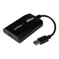 StarTech.com USB 3.0 to HDMI External Video Card Adapter - DisplayLink Certified - 1920x1200 - MultiMonitor Graphics Adapter - Supports Mac & Windows (USB32HDPRO) - Kabel adaptéru - USB typ A s piny (male) do HDMI se zdířkami (female) - 16 cm - černá - podpora 1920 x 1200 (WUXGA) - pro P/N: HDDVIMM3, HDMM12, HDMM15, HDMM1MP, HDMM2MP, HDMM3, HDMM3MP, HDMM50A, HDMM6, HDPMM50